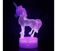 Lampe 3D Tactile Veilleuses Enfant 7 Couleurs avec Telecommande - Licorne #67 G