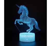 Lampe 3D Tactile Veilleuses Enfant 7 Couleurs avec Telecommande - Licorne #70 G