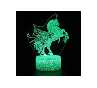 Lampe 3D Tactile Veilleuses Enfant 7 Couleurs avec Telecommande - Licorne #73