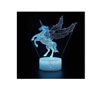 Lampe 3D Tactile Veilleuses Enfant 7 Couleurs avec Telecommande - Licorne #758