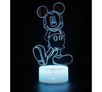 Lampe 3D Tactile Veilleuses Enfant 7 Couleurs avec Telecommande - Mickey #491 G