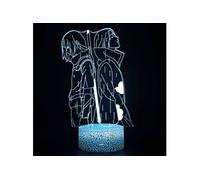 Lampe 3D Tactile Veilleuses Enfant 7 Couleurs avec Telecommande - Naruto #1208