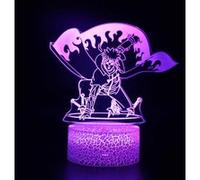 Lampe 3D Tactile Veilleuses Enfant 7 Couleurs avec Telecommande - Naruto #856 Noir G