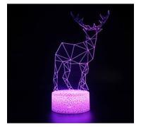 Lampe 3D Tactile Veilleuses Enfant 7 Couleurs avec Telecommande - Noël #659 G
