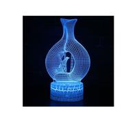 Lampe 3D Tactile Veilleuses Enfant 7 Couleurs avec Telecommande - Oiseau #501