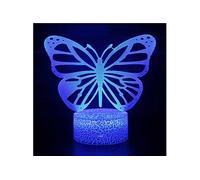 Lampe 3D Tactile Veilleuses Enfant 7 Couleurs avec Telecommande - Papillon #496