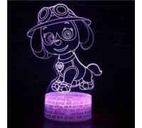Lampe 3D Tactile Veilleuses Enfant 7 Couleurs avec Telecommande - PAW Patrol #614 G