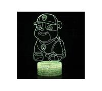 Lampe 3D Tactile Veilleuses Enfant 7 Couleurs avec Telecommande - PAW Patrol #615