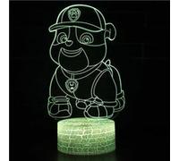 Lampe 3D Tactile Veilleuses Enfant 7 Couleurs avec Telecommande - PAW Patrol #615 G
