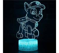 Lampe 3D Tactile Veilleuses Enfant 7 Couleurs avec Telecommande - PAW Patrol #616 G