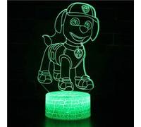 Lampe 3D Tactile Veilleuses Enfant 7 Couleurs avec Telecommande - PAW Patrol #617 G