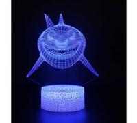 Lampe 3D Tactile Veilleuses Enfant 7 Couleurs avec Telecommande - Poisson #555 G
