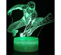 Lampe 3D Tactile Veilleuses Enfant 7 Couleurs avec Telecommande - Spiderman #1126 G