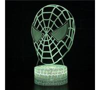 Lampe 3D Tactile Veilleuses Enfant 7 Couleurs avec Telecommande - Spiderman #232 G