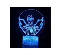 Lampe 3D Tactile Veilleuses Enfant 7 Couleurs avec Telecommande - Spiderman #235
