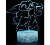 Lampe 3D Tactile Veilleuses Enfant 7 Couleurs avec Telecommande - Star Wars #1468 G