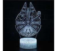 Lampe 3D Tactile Veilleuses Enfant 7 Couleurs avec Telecommande - Star Wars #185 G