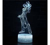 Lampe 3D Tactile Veilleuses Enfant 7 Couleurs avec Telecommande - THE KING OF FIGHTERS #683 Noir G