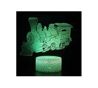 Lampe 3D Tactile Veilleuses Enfant 7 Couleurs avec Telecommande - Voiture #101