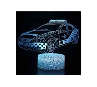 Lampe 3D Tactile Veilleuses Enfant 7 Couleurs avec Telecommande - Voiture #107