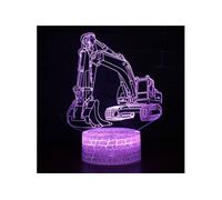 Lampe 3D Tactile Veilleuses Enfant 7 Couleurs avec Telecommande - Voiture #112