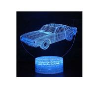 Lampe 3D Tactile Veilleuses Enfant 7 Couleurs avec Telecommande - Voiture #113