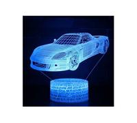 Lampe 3D Tactile Veilleuses Enfant 7 Couleurs avec Telecommande - Voiture #116