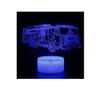 Lampe 3D Tactile Veilleuses Enfant 7 Couleurs avec Telecommande - Voiture #122