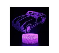 Lampe 3D Tactile Veilleuses Enfant 7 Couleurs avec Telecommande - Voiture #125