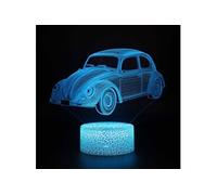 Lampe 3D Tactile Veilleuses Enfant 7 Couleurs avec Telecommande - Voiture #126
