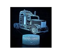 Lampe 3D Tactile Veilleuses Enfant 7 Couleurs avec Telecommande - Voiture #98