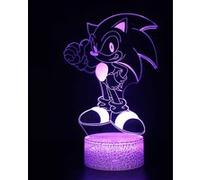 Lampe 3D Tactile Veilleuses Enfant MY1030 Sonic The Hedgehog 16 Couleurs avec Telecommande G