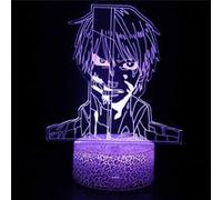 Lampe 3D Tactile Veilleuses Enfant MY1183 Attack on Titan 16 Couleurs avec Telecommande G