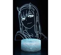 Lampe 3D Tactile Veilleuses Enfant MY1931 DARLING in the FRANXX 16 Couleurs avec Telecommande G