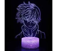 Lampe 3D Tactile Veilleuses Enfant MY1941 My Hero Academia 16 Couleurs avec Telecommande G