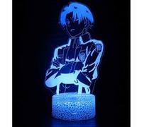 Lampe 3D Tactile Veilleuses Enfant MY1986 Attack On Titan 16 Couleurs avec Telecommande G