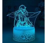 Lampe 3D Tactile Veilleuses Enfant MY1987 Attack On Titan 16 Couleurs avec Telecommande G