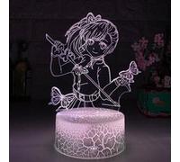 Lampe 3D Tactile Veilleuses Enfant MY2066 Demon Slayer 16 Couleurs avec Telecommande G
