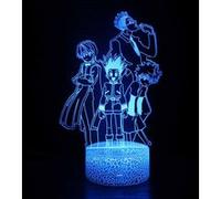 Lampe 3D Tactile Veilleuses Enfant MY2218 Hunter X Hunter 16 Couleurs avec Telecommande