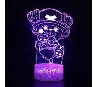 Lampe 3D Tactile Veilleuses Enfant MY892 One Piece 16 Couleurs avec Telecommande