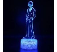 Lampe 3D Tactile Veilleuses Enfant MY896 One Piece 16 Couleurs avec Telecommande