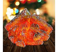 Lampe À Charbon De Bois Simulée 3D, Lampe À Flamme De Charbon, Sans Flamme Pour Cheminée, Lampe À Charbon Bois Simulation Pour Décoration D'intérieur Et De Salon