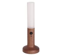 Lampe à détecteur de mouvement - Lampe à mouvement magnétique avec base en bois | Applique murale sans fil 3000K, lampe de table de chevet pour chambres à coucher, salons, porches, balcon, entrée, m