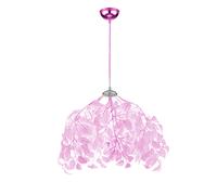 Lampe à feuilles plafonnier salon suspendu suspension moderne chambre à coucher, télécommande dimmable, 1x LED RVB 8,5W 806Lm, DxH 38 x 150 cm