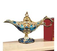 Lampe à huile Aladdin, lampe Aladdin - vintage Legend Aladdin Lampe Souhaitant Lumière - Cadeau artisanal en métal d'ornements Vintage classiques, lampe d'accessoires de Costume arabe classique, lampe
