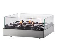 Lampe à huile FIREPLACE 23 cm, argent, Philippi