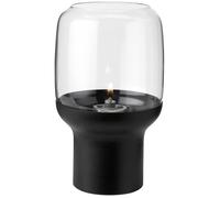 Lampe à huile HOOP 17 cm, noir, acier inoxydable, Stelton