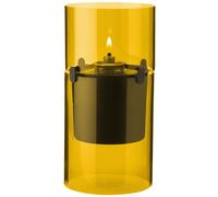 Lampe à huile LUCIE 17,5 cm, ambre, verre, Stelton
