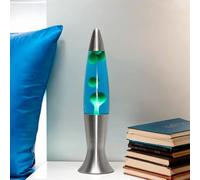 Lampe à lave ANGELINA - Bleu - 40 cm - Avec ampoule G9 - Vintage Magma - Pour chambre d'adolescent
