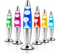 Lampe à lave - CELLUSTOP - Magma Fusee - Rouge - 34 cm - Aluminium